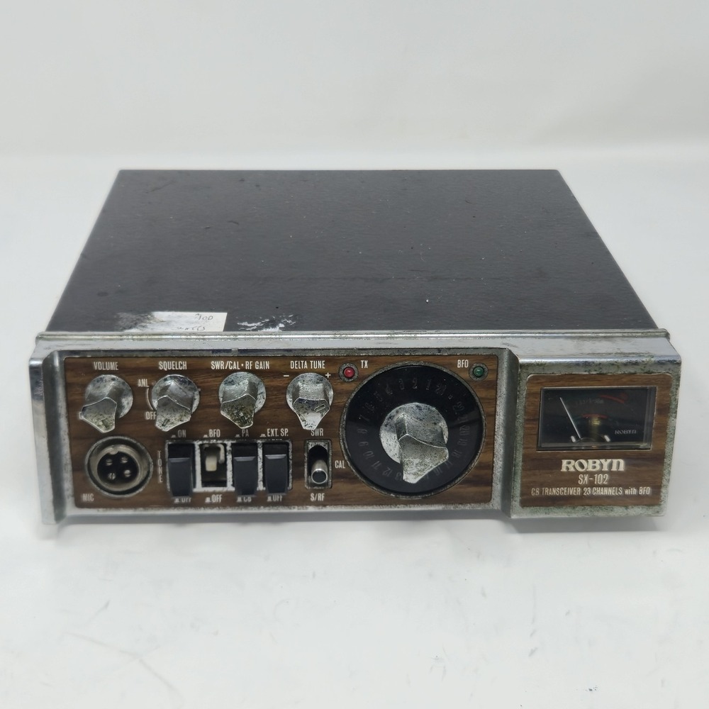 TESTED Vintage Robyn SX-102 23 Channel CB Transceiver with BFO Mobile Radio